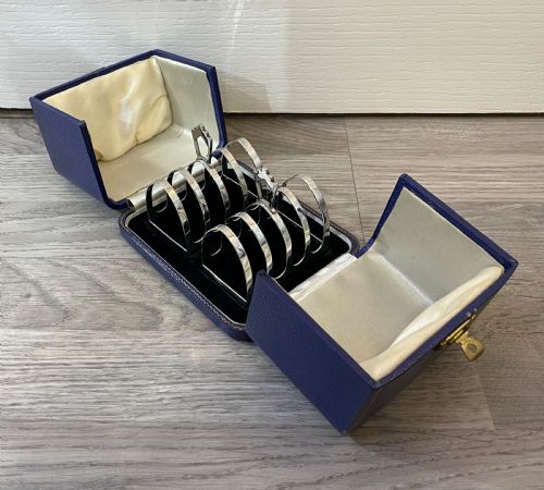 Pair of Art Deco Solid Silver Toast Racks, Cased