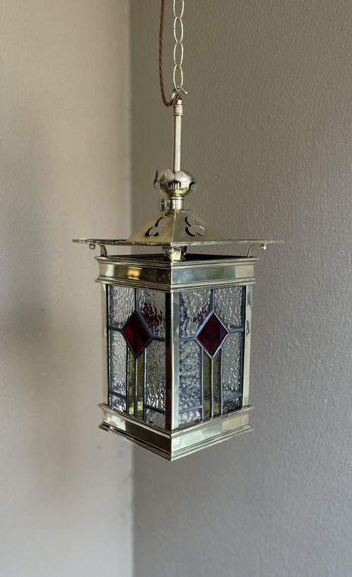 Stunning Arts & Crafts Hall Lantern