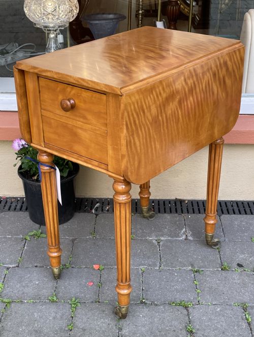 Quality Early Victorian Pembroke Table Bedside by Holland & Sons