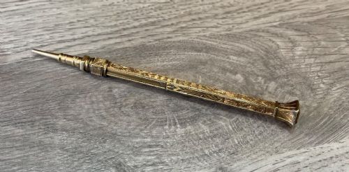Victorian Gold Cased Propelling Pencil