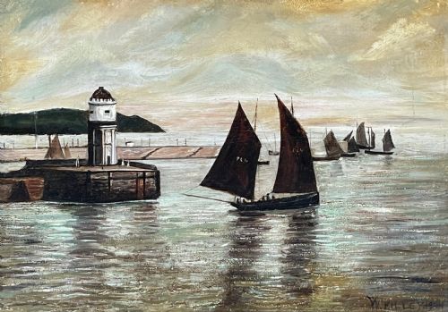 Edwardian Oil Painting, Douglas, Isle of Man