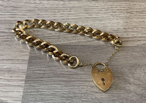 Quality 9ct Gold Curb Link Bracelet