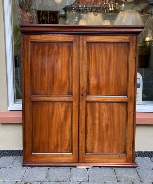 Victorian Mahogany Wall Hung Medicine Chemists Cabinet