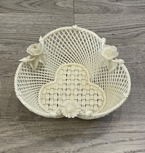 Victorian Belleek Basket