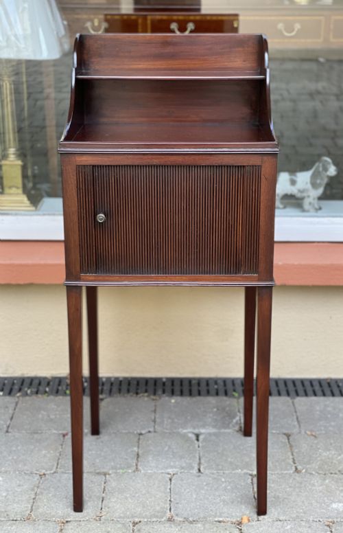 George III Mahogany Bedside Table Cupboard