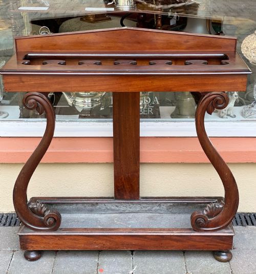 Victorian Mahogany Hall Stick Stand