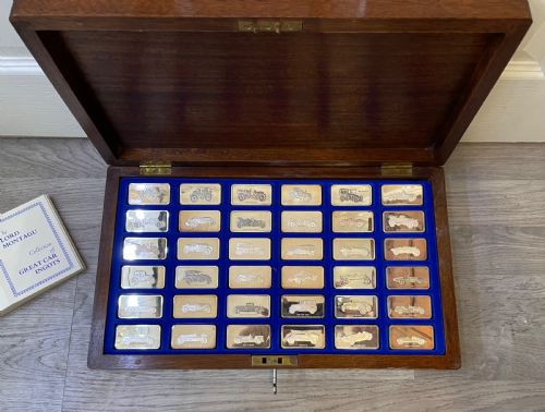 Collection of Solid Silver Ingots, Lord Montagues Car Collection