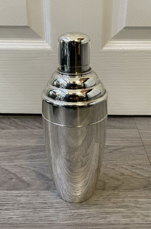 Art Deco Silver Plated Cocktail Shaker by Gaskell & Chambers