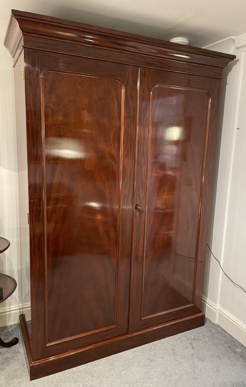 Quality Victorian Mahogany Wardrobe by Heal & Sons