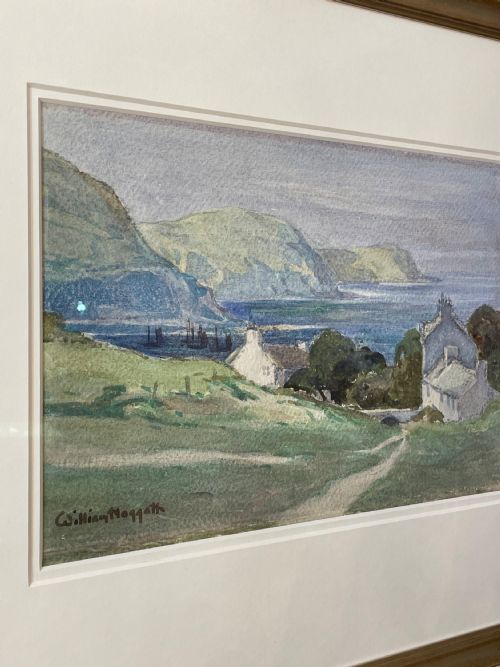 fig 1. William Hoggatt (1879-1961) Watercolour, Isle of Man