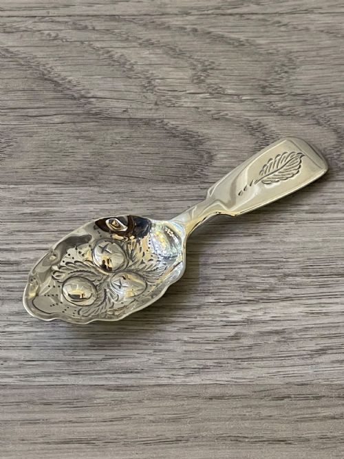 William IV Silver Caddy Spoon