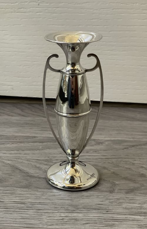 Edwardian Silver Posy Vase, Chester