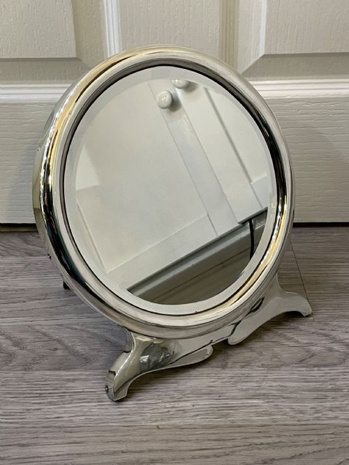 Late Victorian Silver Dressing Table Mirror by William Comyns