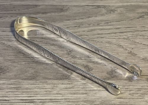 George III Hester Bateman Sugar Tongs
