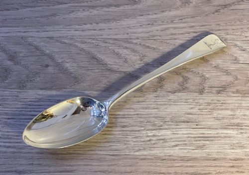 George III Silver Table Serving Spoon