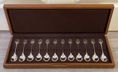 Rspb Solid Silver Spoon Collection in Fitted Case