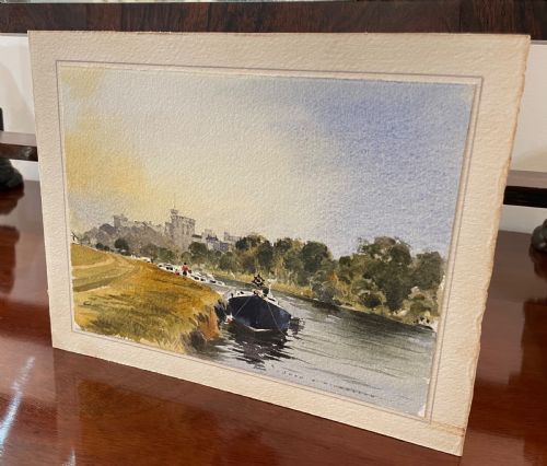 fig 1. John Hobson Nicholson Watercolour, Isle of Man Artist