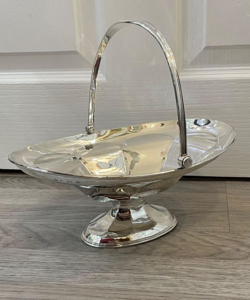 Edwardian Silver Fruit Basket by Elkington