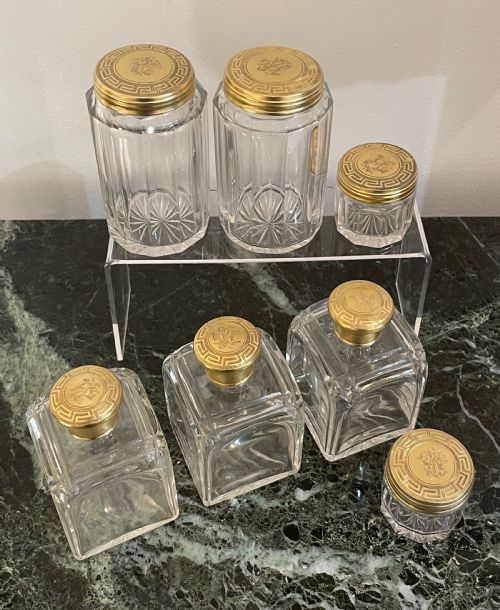 Superb Quality Victorian Silver Gilt Dressing Table Set