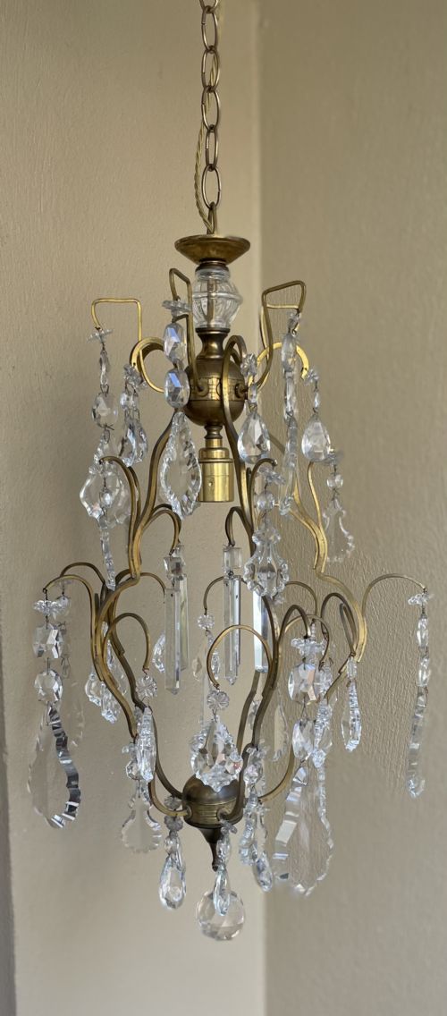Pretty French Birdcage Chandelier