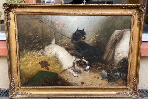 Oil Painting by Edward Armfield (1817-1896)