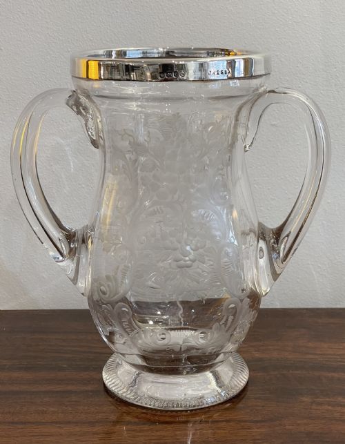 Very Fine Victorian Silver Mounted Vase