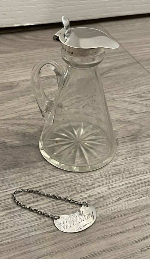 George V Silver Topped Whisky Noggin by Hukin & Heath, 1921