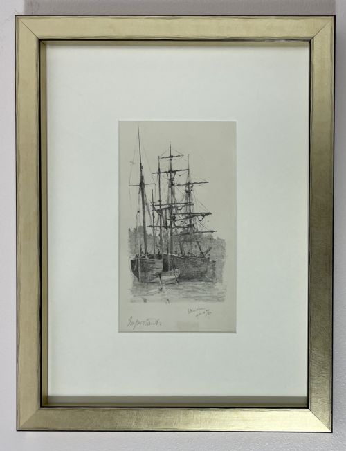 Pencil Sketch Drawing by Archibald Knox (1864 - 1933), Isle of Man