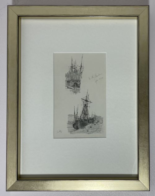 Pencil Sketch Drawing by Archibald Knox (1864 - 1933), Isle of Man