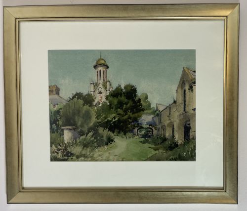 John Hobson Nicholson Watercolour, Kentraugh House, Isle of Man