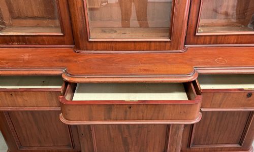 fig 1. Victorian Breakfront Bookcase