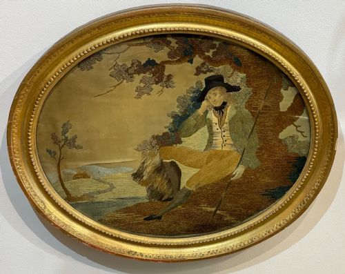 George III Silk Work Picture