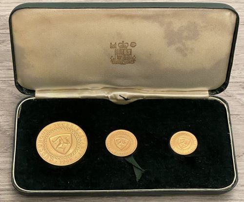 1965 Isle of Man Set - Bicentenary of the Revestment Act - 3 Coins