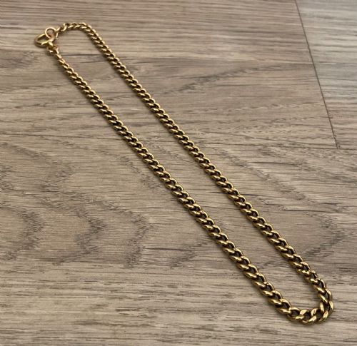 9ct Rose Gold Single Albert Chain
