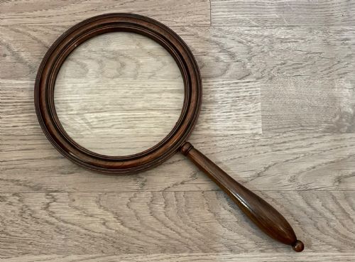 Rare Regency Rosewood Gallery Glass