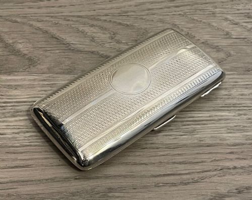 Edwardian Silver Cigar Case, 1907