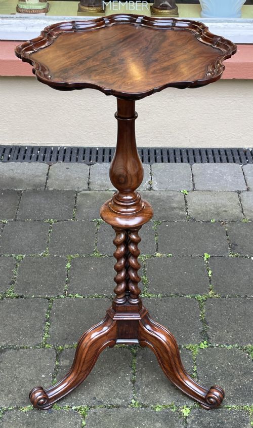 Mid Victorian Rosewood Occasional Table