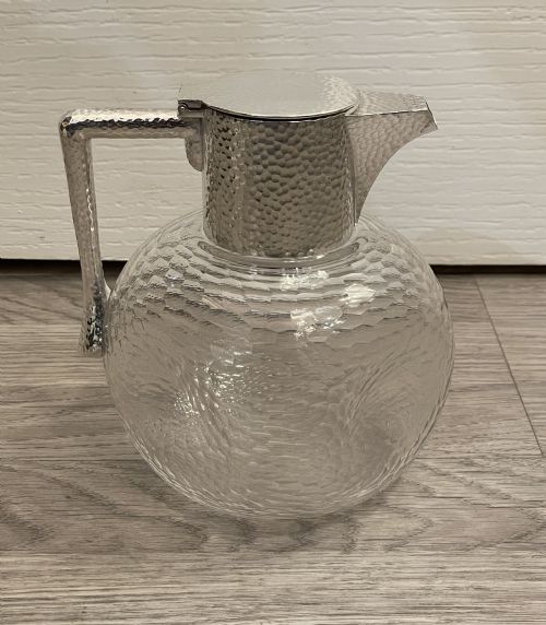 Very Stylish Arts & Crafts Claret Jug by Kirby Beard & Co