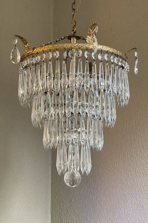 Quality Four Tier Waterfall Chandelier