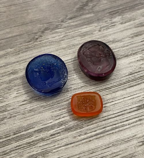 Small Collection of Coloured Stone Intaglios