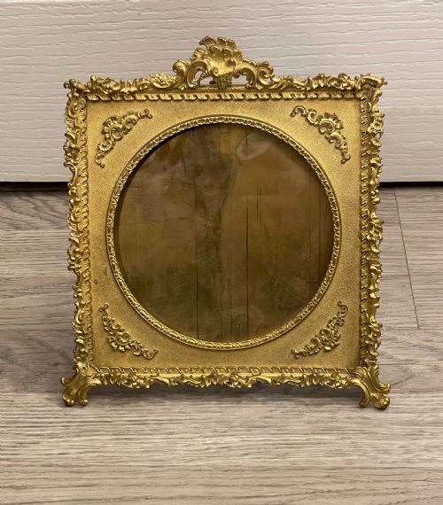 French Gilt Bronze Photograph Frame