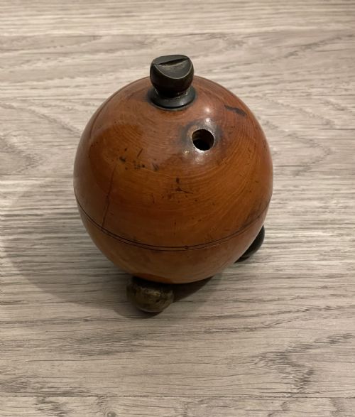 19th Century Treen Syacamore String Box