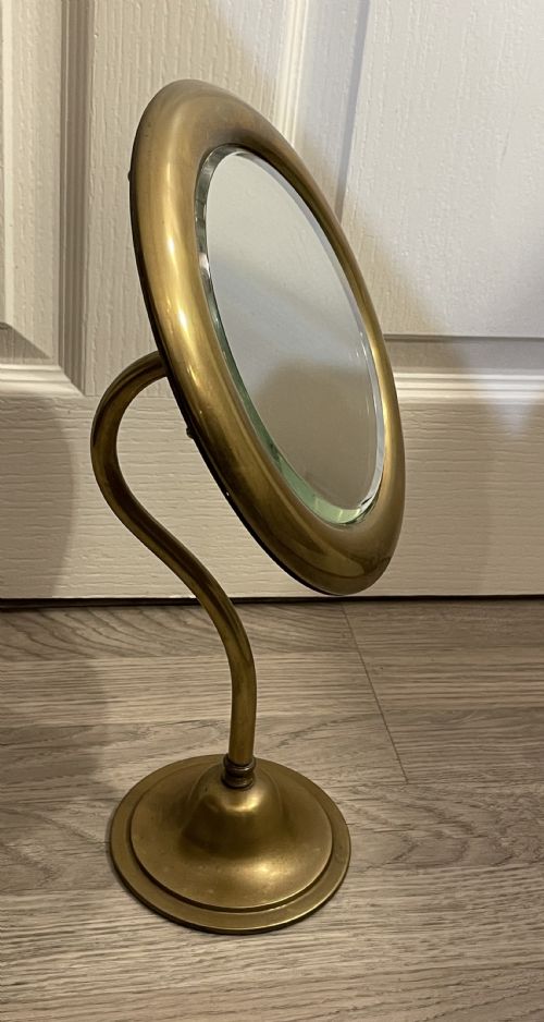 Brass Shaving Table Mirror by Albany, C1940