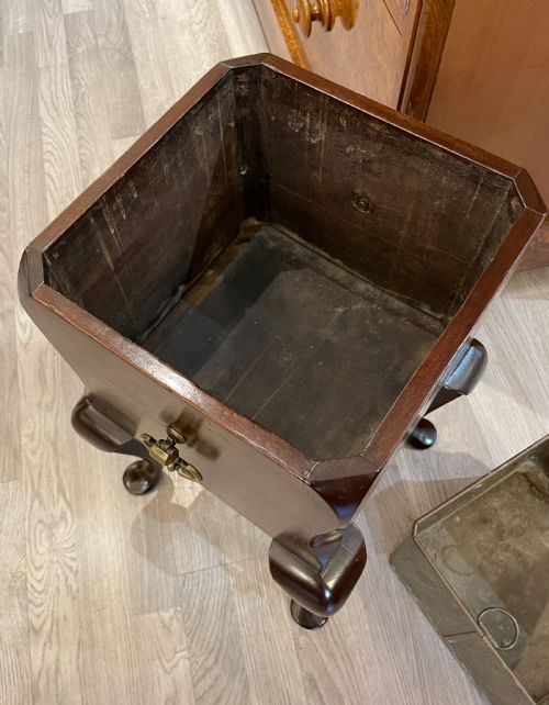 GEORGIAN MAHOGANY JARDINIERE - ADDITIONAL PHOTO 4