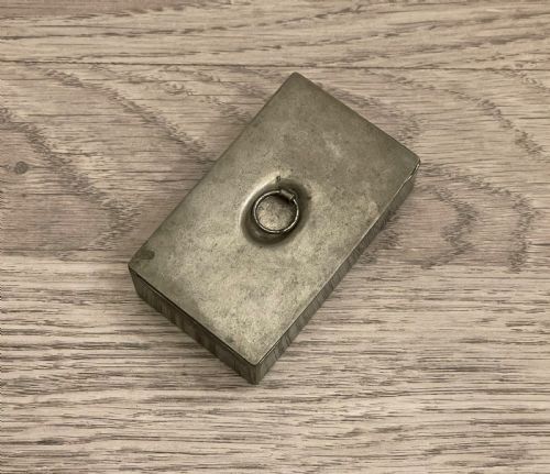 19TH CENTURY PEWTER SNUFF BOX - ADDITIONAL PHOTO 4