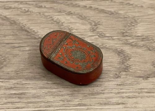 Georgian Tole Snuff Box, C1780-1800