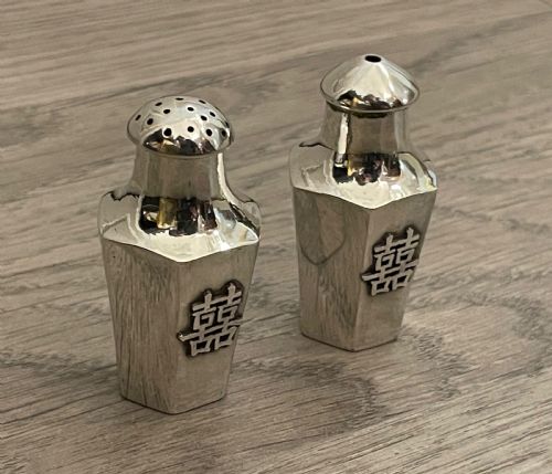 Chinese Silver Salt & Pepper Pot