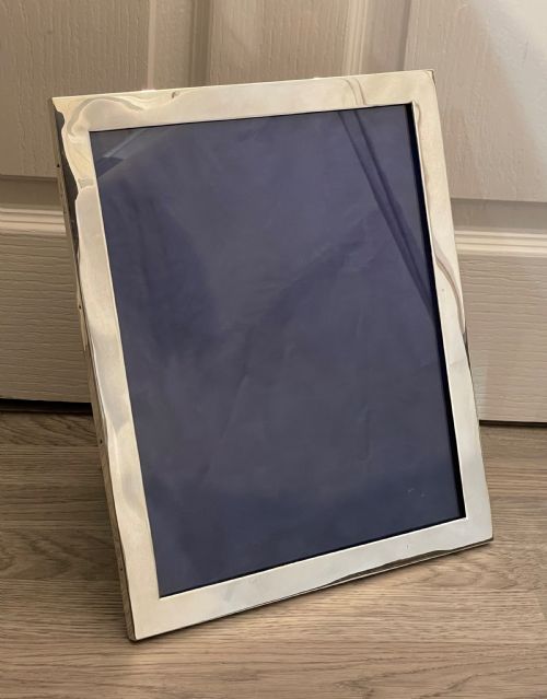 Very Large George V Solid Silver Photograph Frame