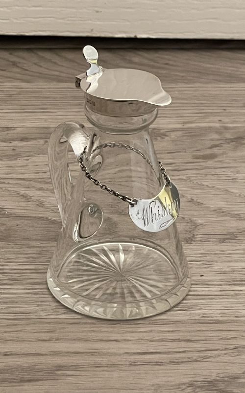 George V Silver Topped Whisky Noggin by Garrard and Co, London