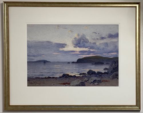 Watercolour Anglesey by John Mcdougal (1851-1945)